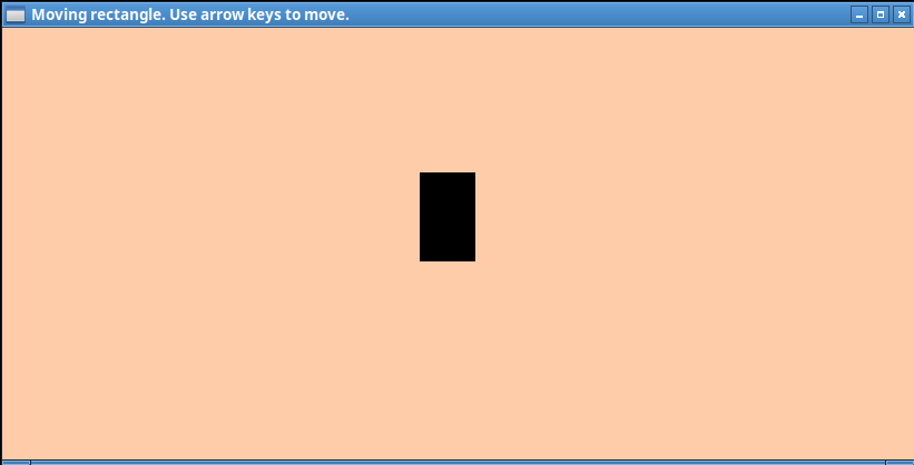 Xlib: A window with moving rectangle